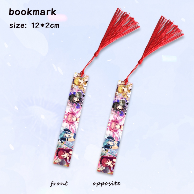 Magical Girl Madoka of the Magus Anime full-color printed metal bookmark pendant price for 5 pcs