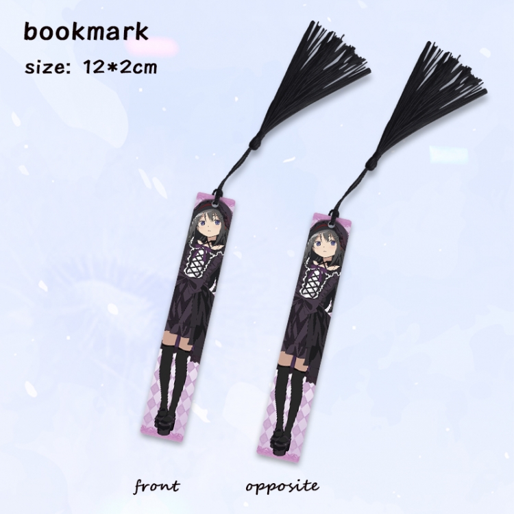 Magical Girl Madoka of the Magus Anime full-color printed metal bookmark pendant price for 5 pcs
