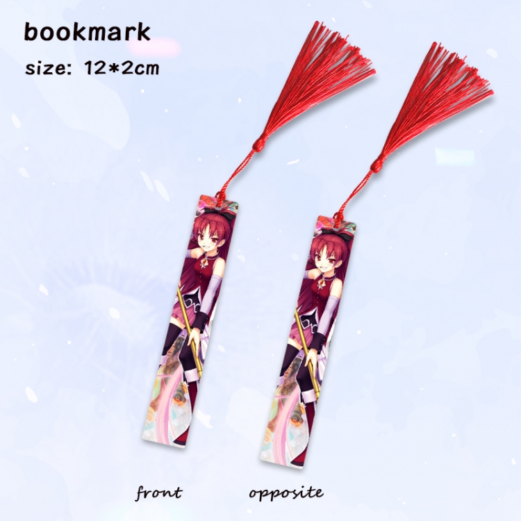 Magical Girl Madoka of the Magus Anime full-color printed metal bookmark pendant price for 5 pcs