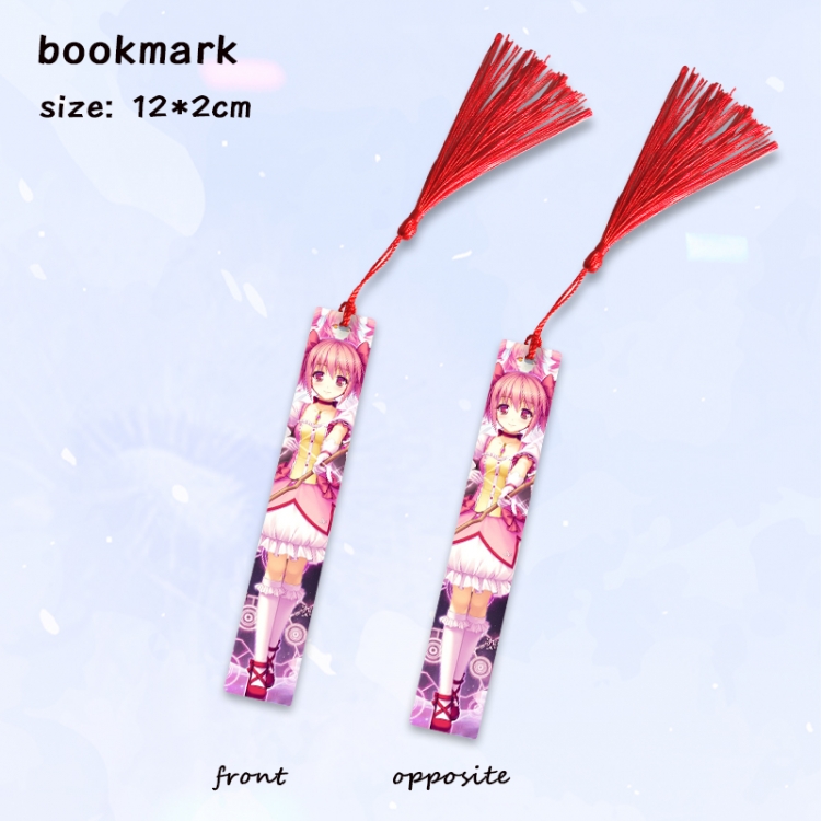 Magical Girl Madoka of the Magus Anime full-color printed metal bookmark pendant price for 5 pcs