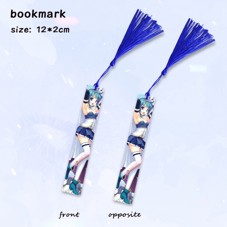 Magical Girl Madoka of the Magus Anime full-color printed metal bookmark pendant price for 5 pcs