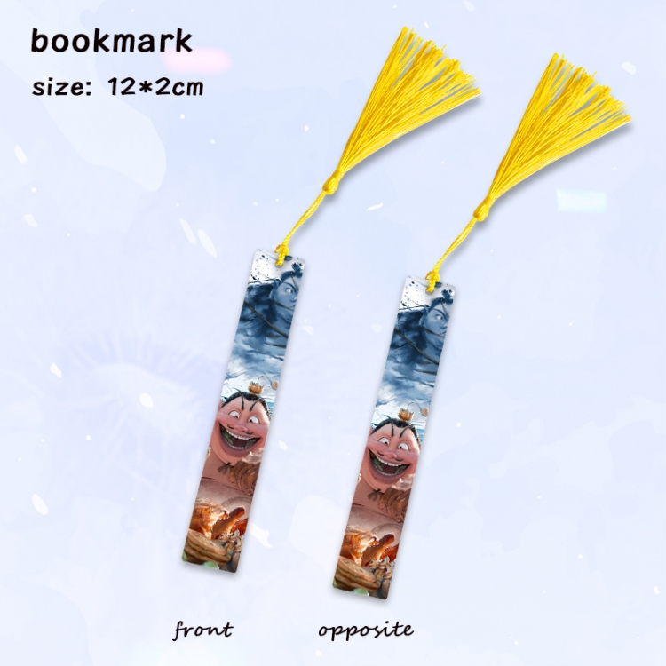 Nezha Anime full-color printed metal bookmark pendant price for 5 pcs