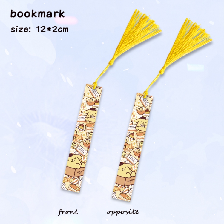 sanrio Anime full-color printed metal bookmark pendant price for 5 pcs