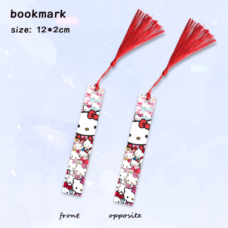 sanrio Anime full-color printed metal bookmark pendant price for 5 pcs