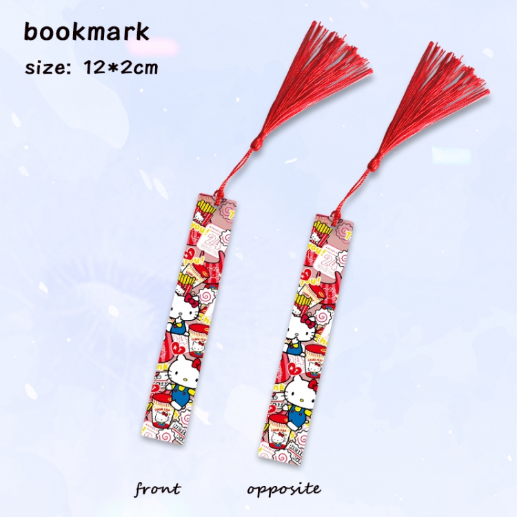 sanrio Anime full-color printed metal bookmark pendant price for 5 pcs