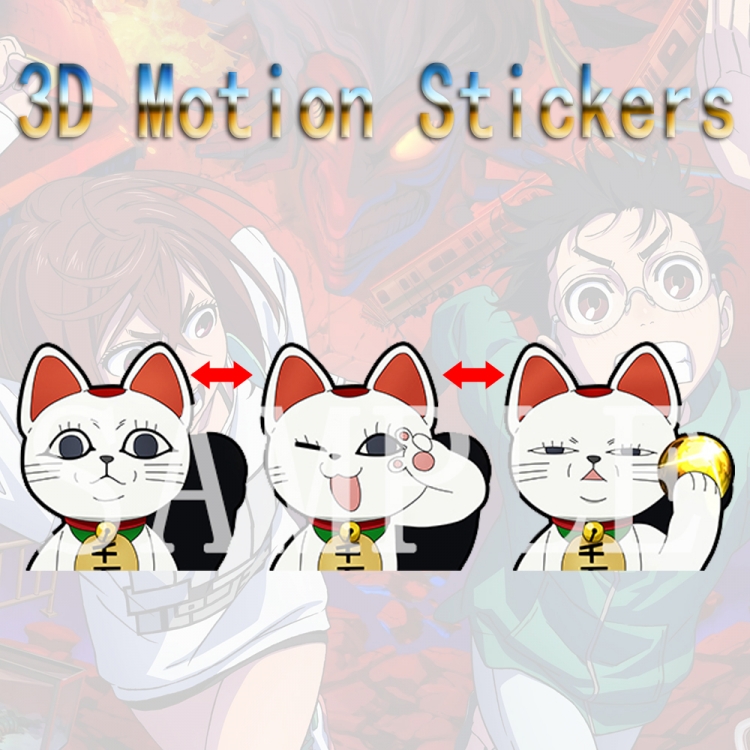 Dandadan 3D HD variable map car computer animation stickers price for 2 pcs DDD-02