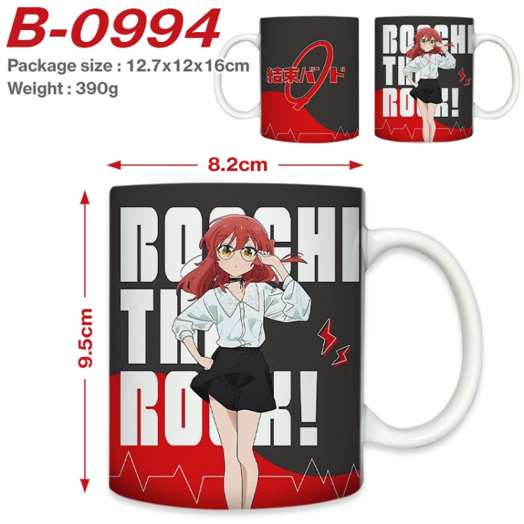 BOCCHI THE ROCK! Anime printed ceramic mug 400ml (single carton foam packaging) B-0994