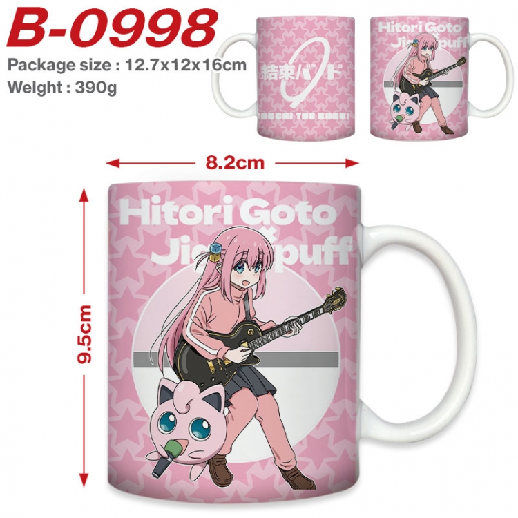 BOCCHI THE ROCK! Anime printed ceramic mug 400ml (single carton foam packaging) B-0998