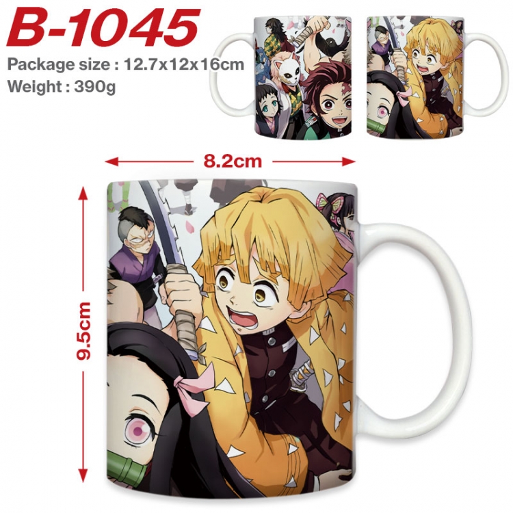 Demon Slayer Kimets Anime printed ceramic mug 400ml (single carton foam packaging) B-1045