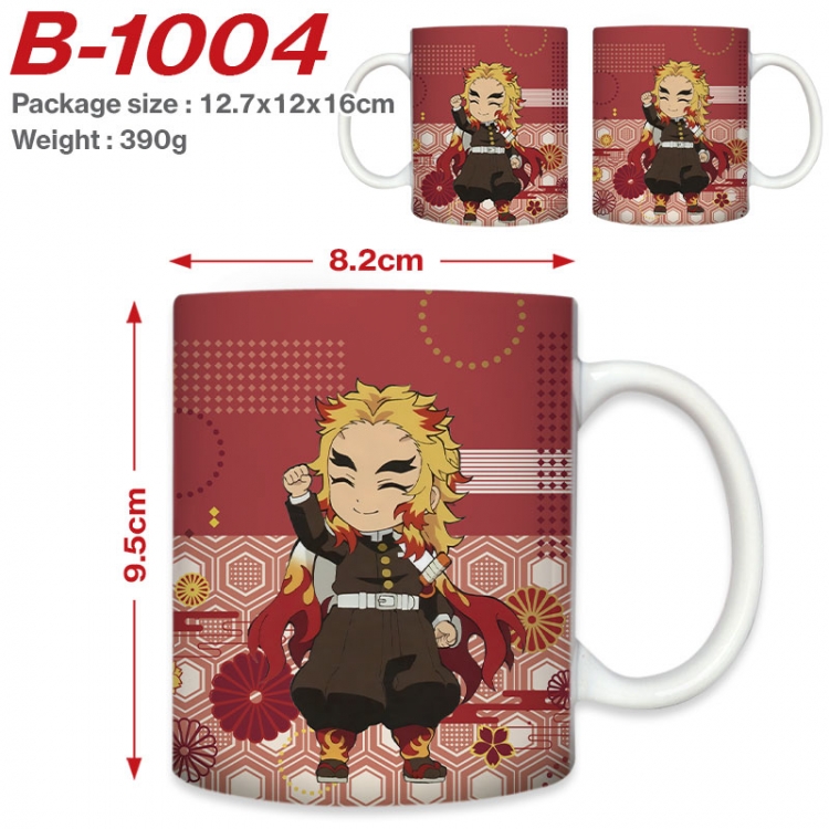 Demon Slayer Kimets Anime printed ceramic mug 400ml (single carton foam packaging)  B-1004