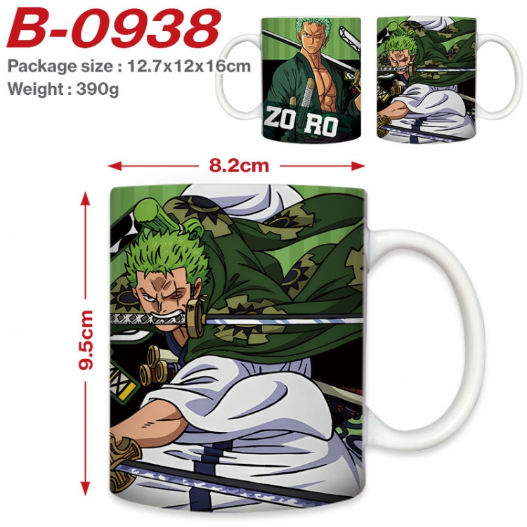 One Piece Anime printed ceramic mug 400ml (single carton foam packaging)   B-0938