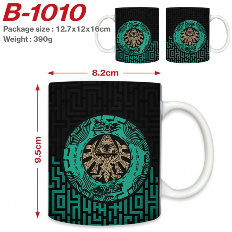 The Legend of Zelda Anime printed ceramic mug 400ml (single carton foam packaging)  B-1010