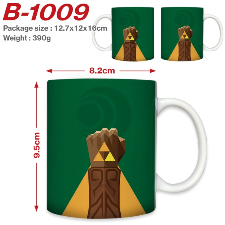 The Legend of Zelda Anime printed ceramic mug 400ml (single carton foam packaging)  B-1009