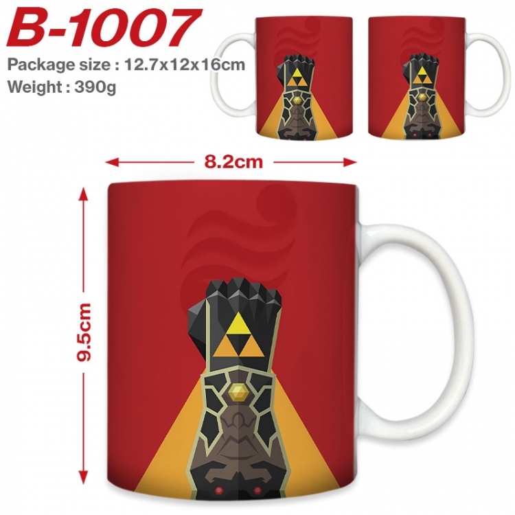 The Legend of Zelda Anime printed ceramic mug 400ml (single carton foam packaging) B-1007