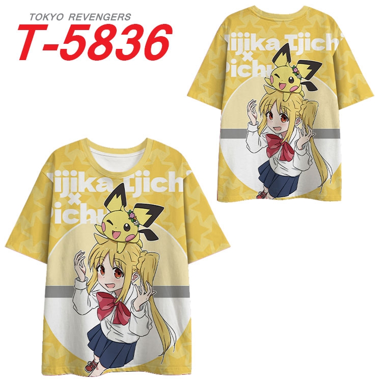 BOCCHI THE ROCK! Anime Full Color Milk Silk Short Sleeve T-Shirt from S to 6XL