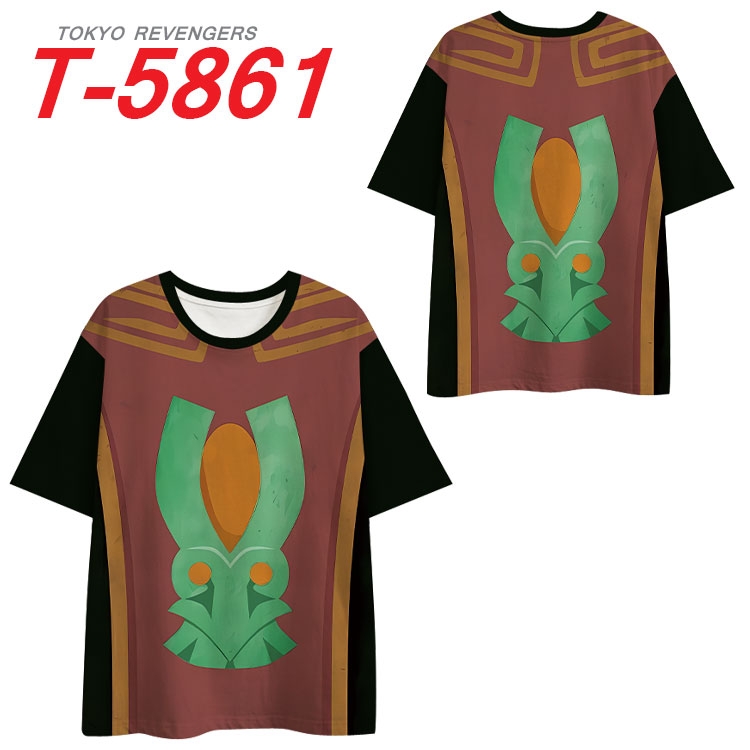 The Legend of Zelda Anime Full Color Milk Silk Short Sleeve T-Shirt from S to 6XL  T-5861