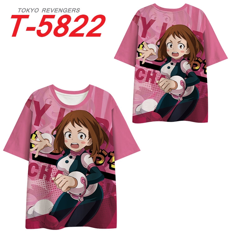 My Hero Academia Anime Full Color Milk Silk Short Sleeve T-Shirt from S to 6XL T-5822