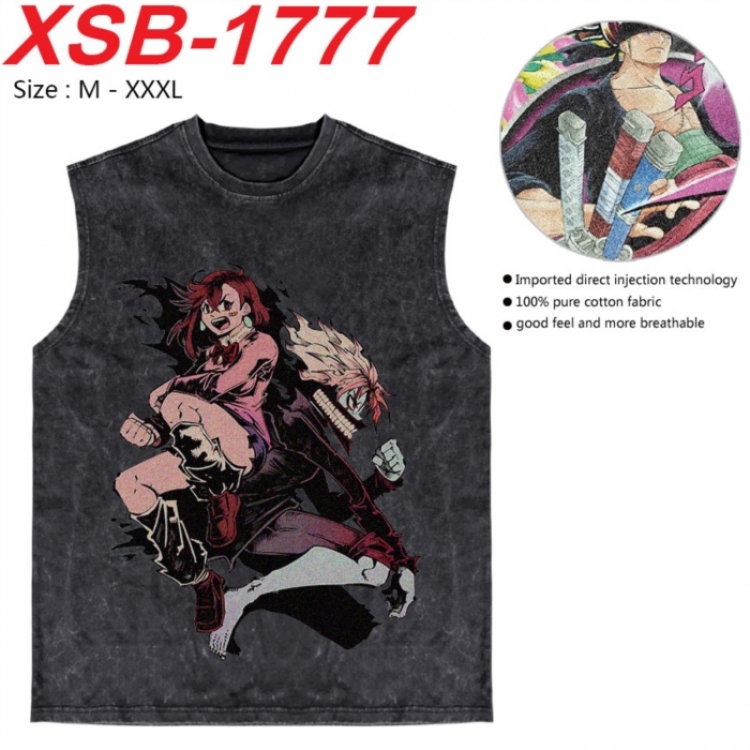 DANDADAN Anime pure cotton wash vest T-shirt 250g M-3XL XSB-1777