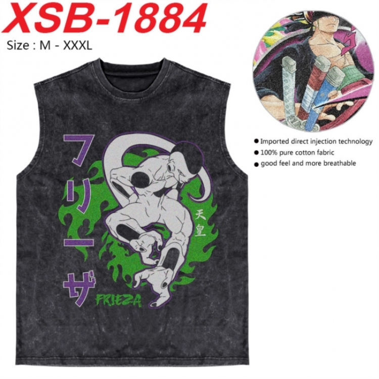 DRAGON BALL Anime pure cotton wash vest T-shirt 250g M-3XL  XSB-1884