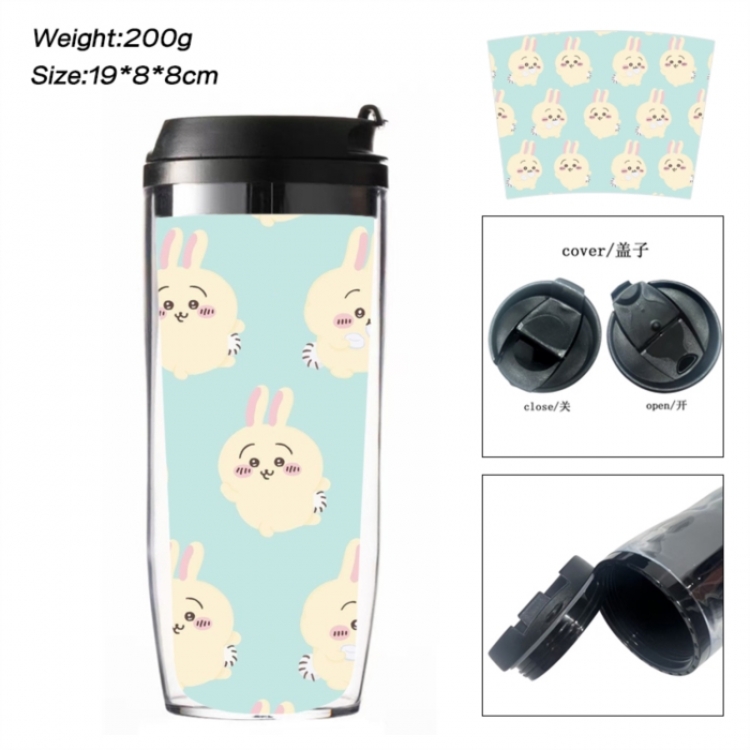 Chiikawa Anime double-layer insulated water bottle and cup 350ML