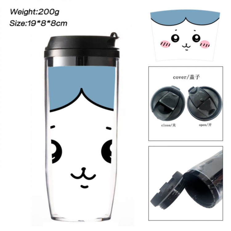 Chiikawa Anime double-layer insulated water bottle and cup 350ML