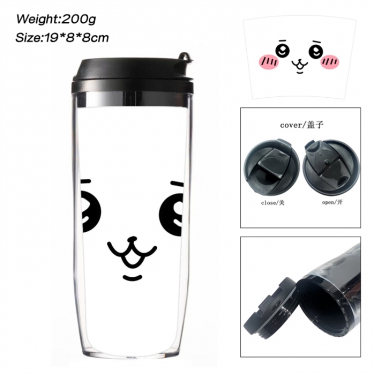 Chiikawa Anime double-layer insulated water bottle and cup 350ML