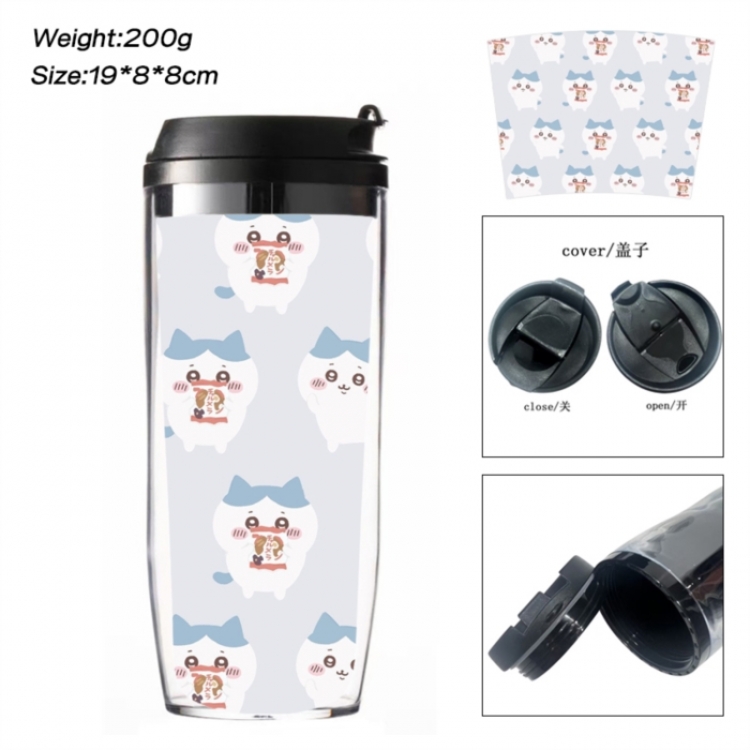 Chiikawa Anime double-layer insulated water bottle and cup 350ML