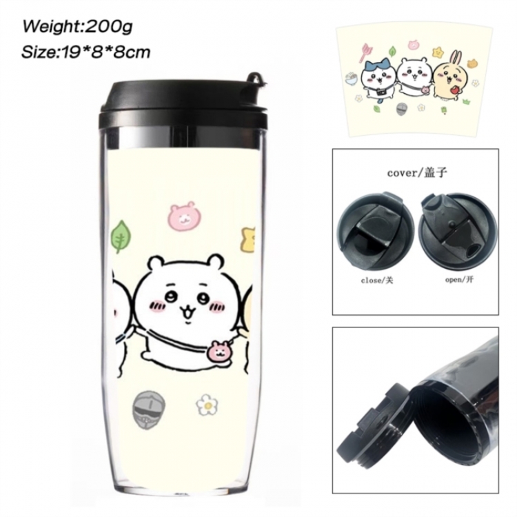Chiikawa Anime double-layer insulated water bottle and cup 350ML