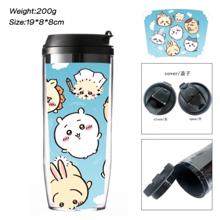 Chiikawa Anime double-layer insulated water bottle and cup 350ML