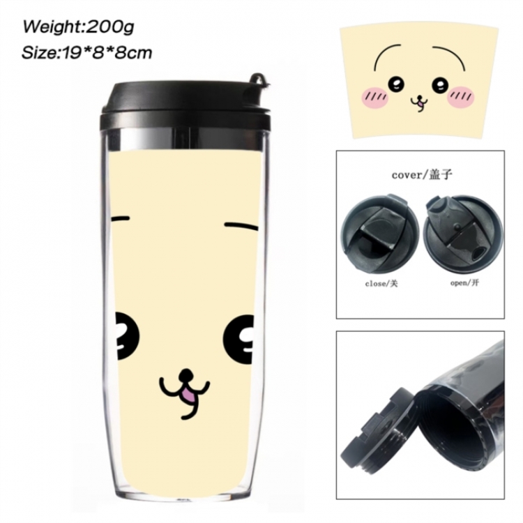 Chiikawa Anime double-layer insulated water bottle and cup 350ML