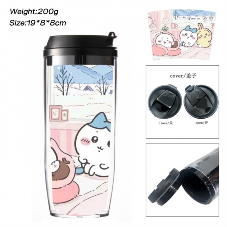 Chiikawa Anime double-layer insulated water bottle and cup 350ML