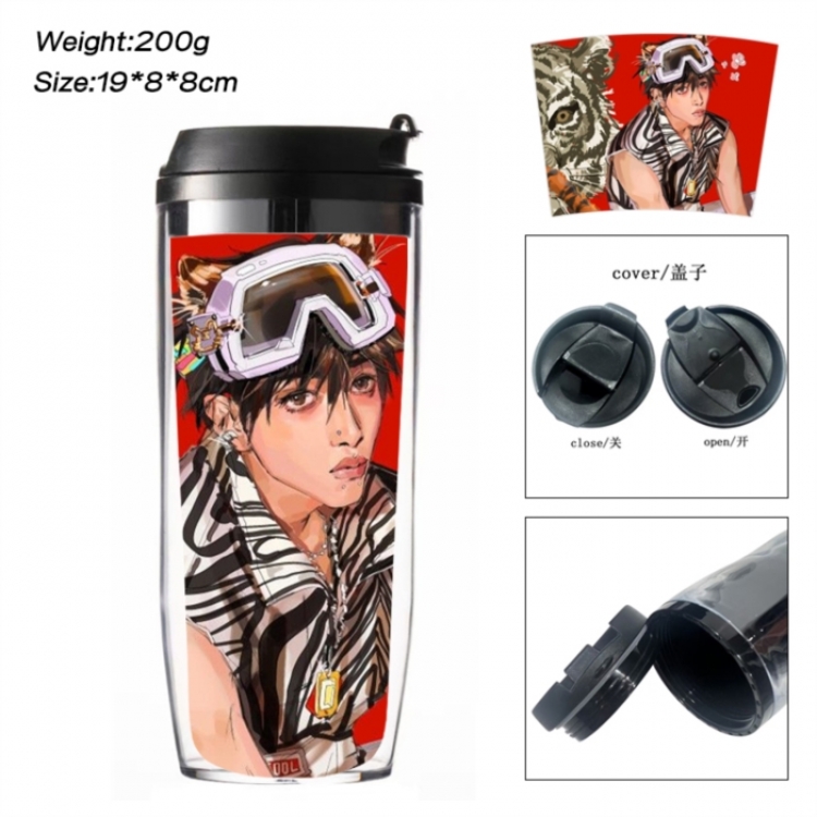 straykids Anime double-layer insulated water bottle and cup 350ML