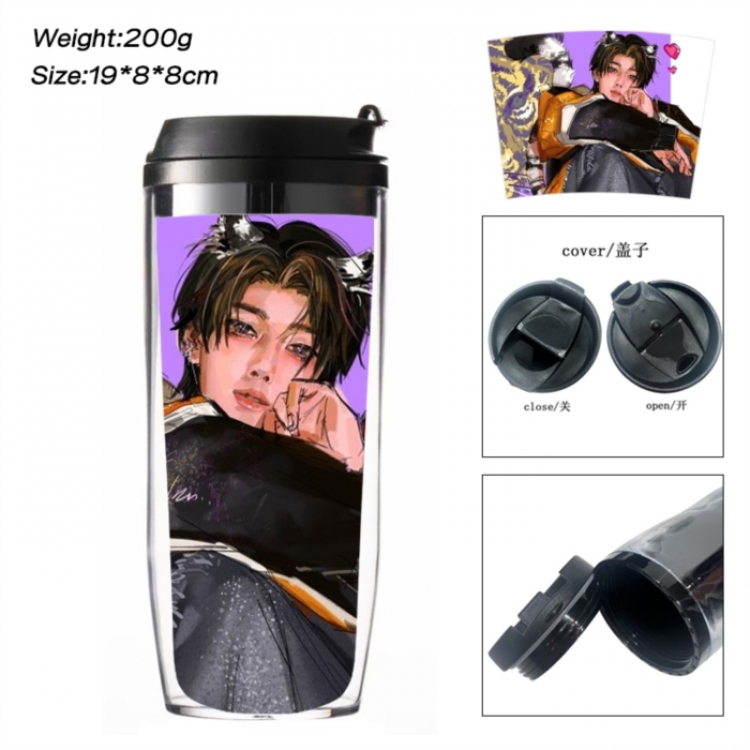 straykids Anime double-layer insulated water bottle and cup 350ML