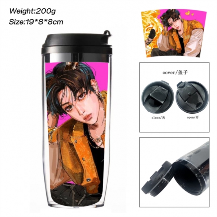 straykids Anime double-layer insulated water bottle and cup 350ML