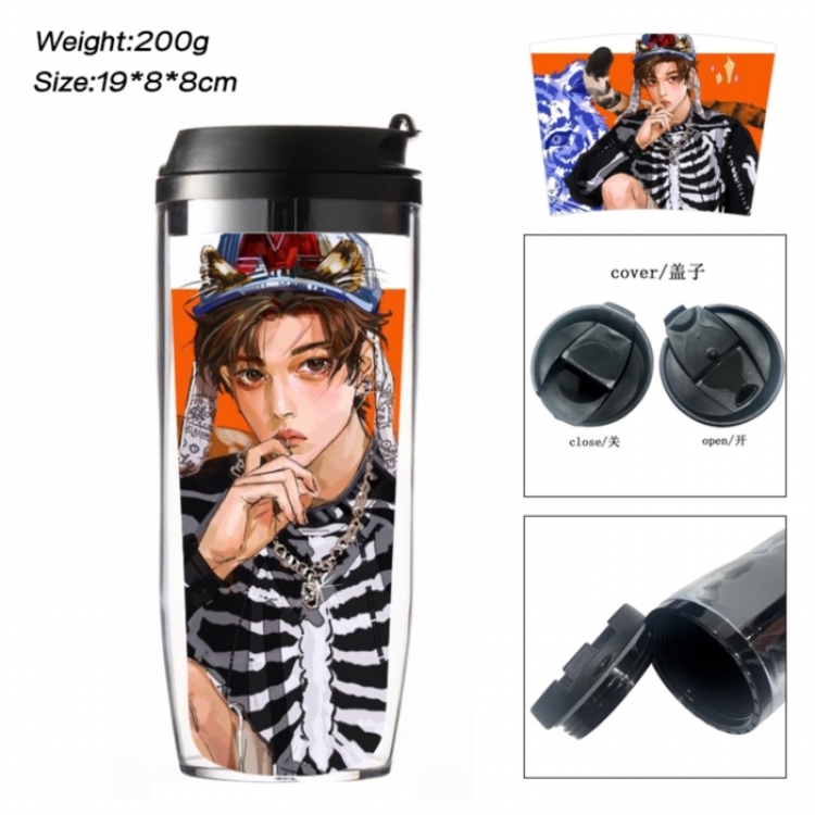 straykids Anime double-layer insulated water bottle and cup 350ML