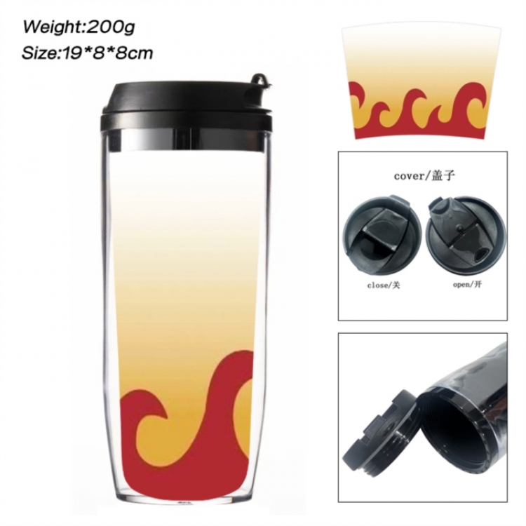 Demon Slayer Kimets Anime double-layer insulated water bottle and cup 350ML