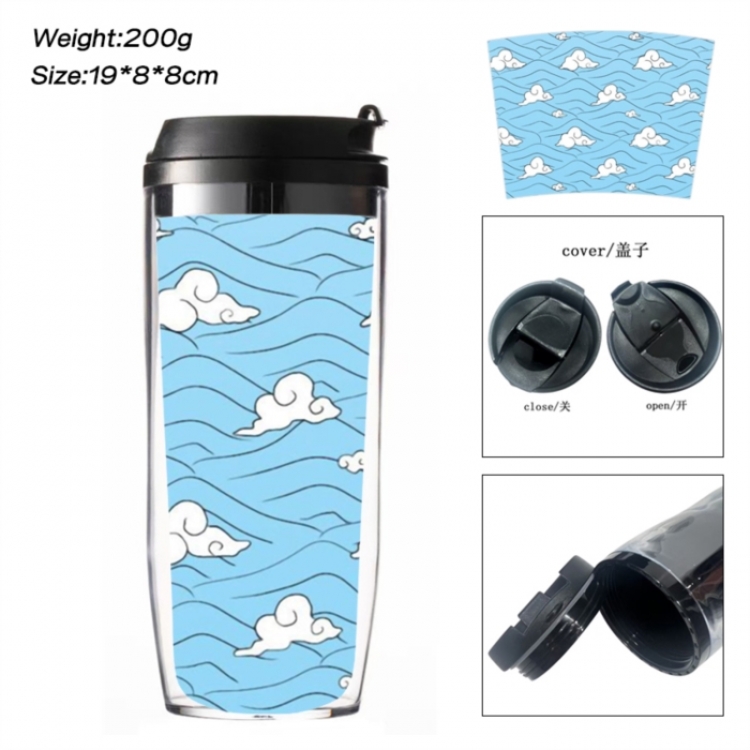 Demon Slayer Kimets Anime double-layer insulated water bottle and cup 350ML