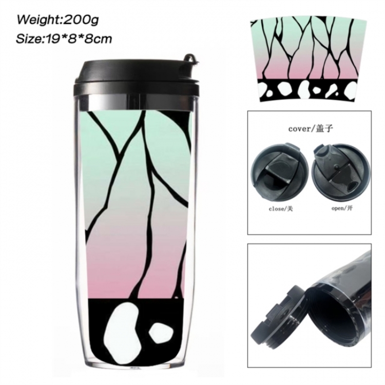 Demon Slayer Kimets Anime double-layer insulated water bottle and cup 350ML