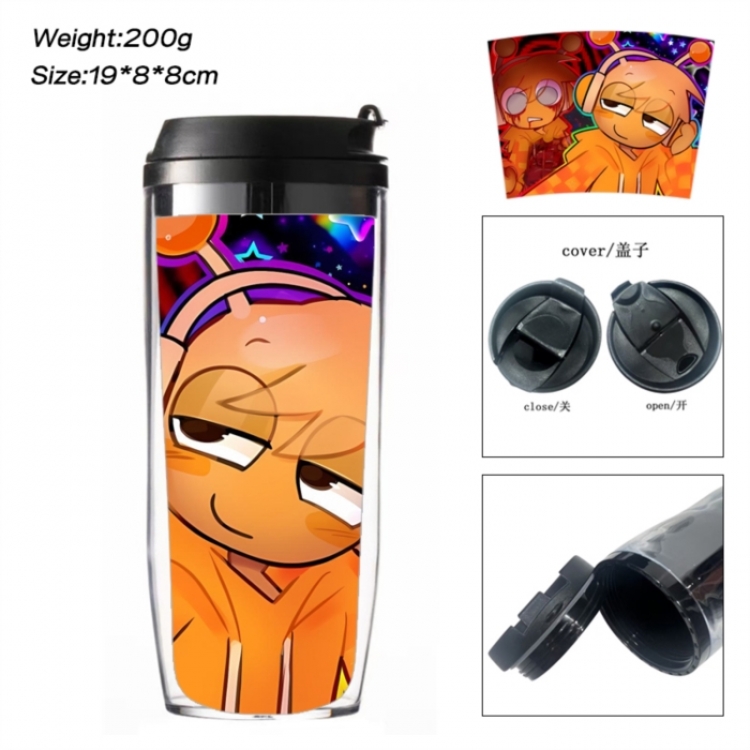 Sprunki Plush Anime double-layer insulated water bottle and cup 350ML