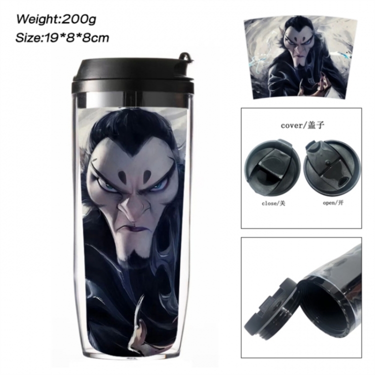 Nezha Anime double-layer insulated water bottle and cup 350ML
