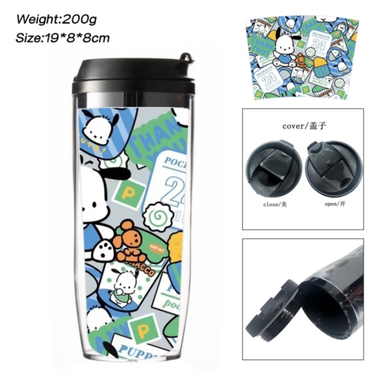 sanrio Anime double-layer insulated water bottle and cup 350ML