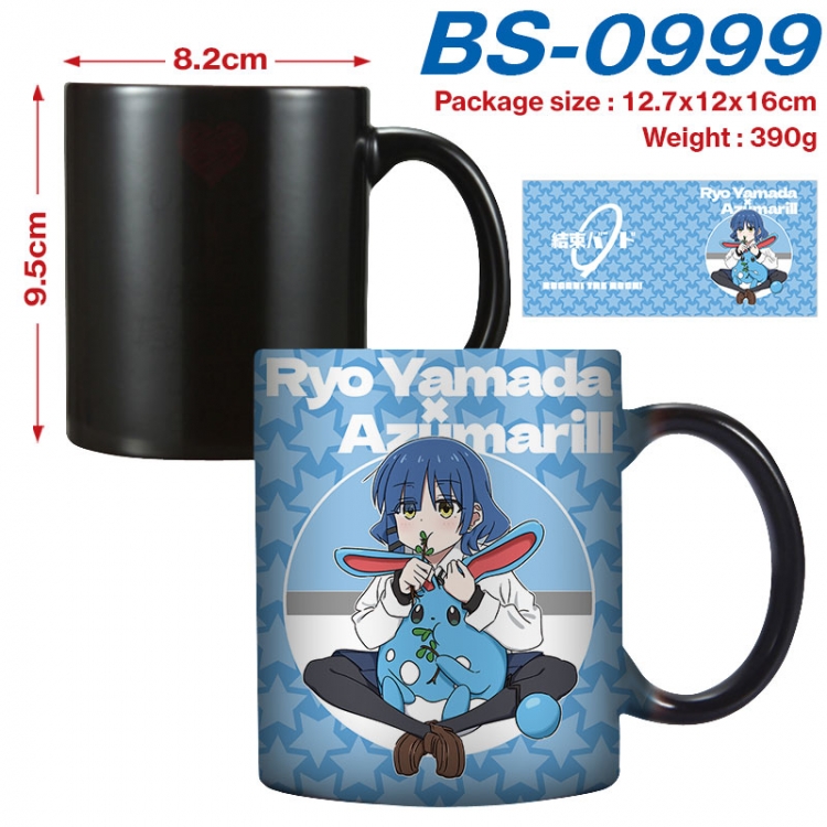 BOCCHI THE ROCK!  Anime high-temperature color-changing printing ceramic mug 400ml BS-0999