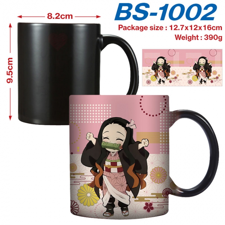 Demon Slayer Kimets  Anime high-temperature color-changing printing ceramic mug 400ml BS-1002