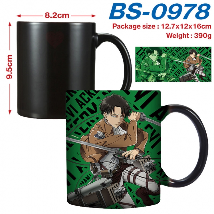 Shingeki no Kyojin  Anime high-temperature color-changing printing ceramic mug 400ml BS-0978