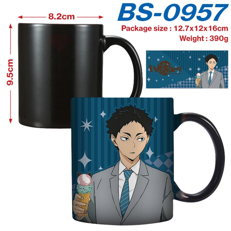 Haikyuu!!  Anime high-temperature color-changing printing ceramic mug 400ml BS-0957