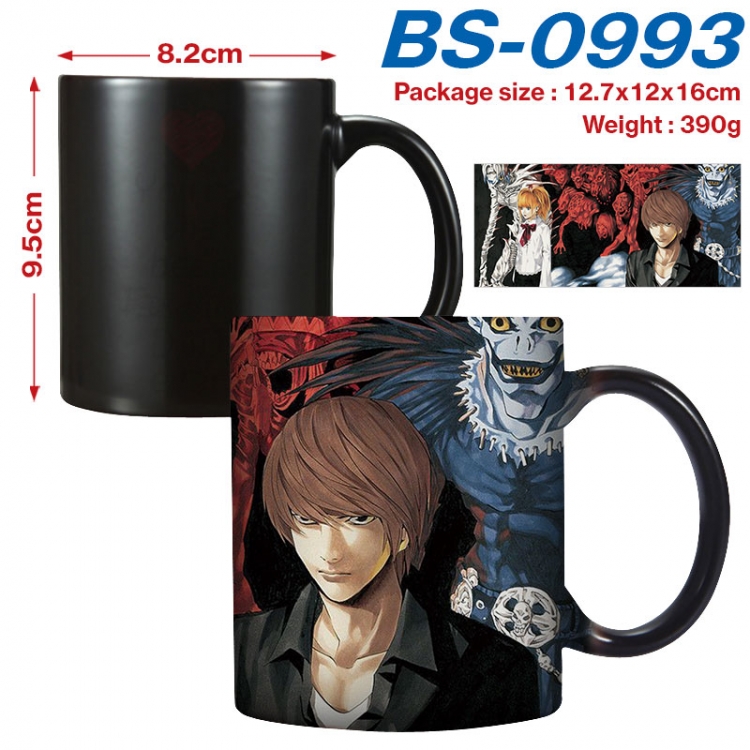 Death note  Anime high-temperature color-changing printing ceramic mug 400ml BS-0993