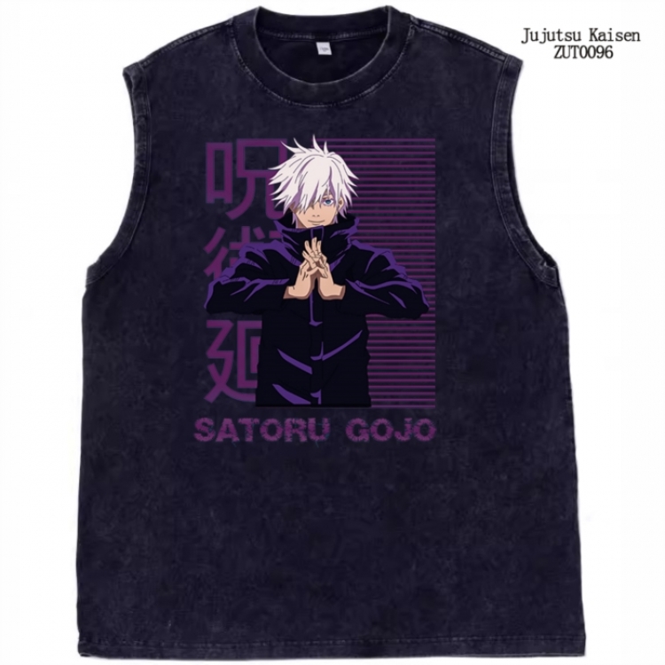 Jujutsu Kaisen Anime peripheral printed pure cotton vest T-shirt from S to 2XL ZUT0096
