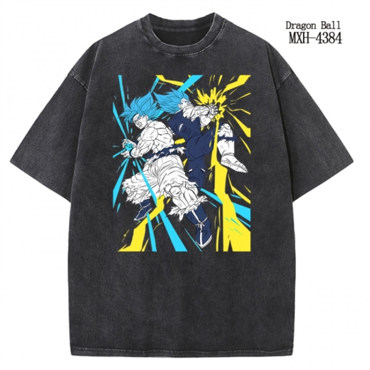 DRAGON BALL Anime peripheral pure cotton washed and worn T-shirt from S to 2XL MXH-4384