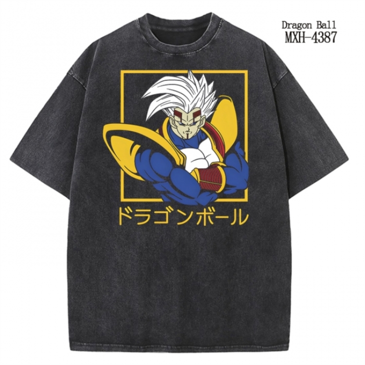 DRAGON BALL Anime peripheral pure cotton washed and worn T-shirt from S to 2XL MXH-4387
