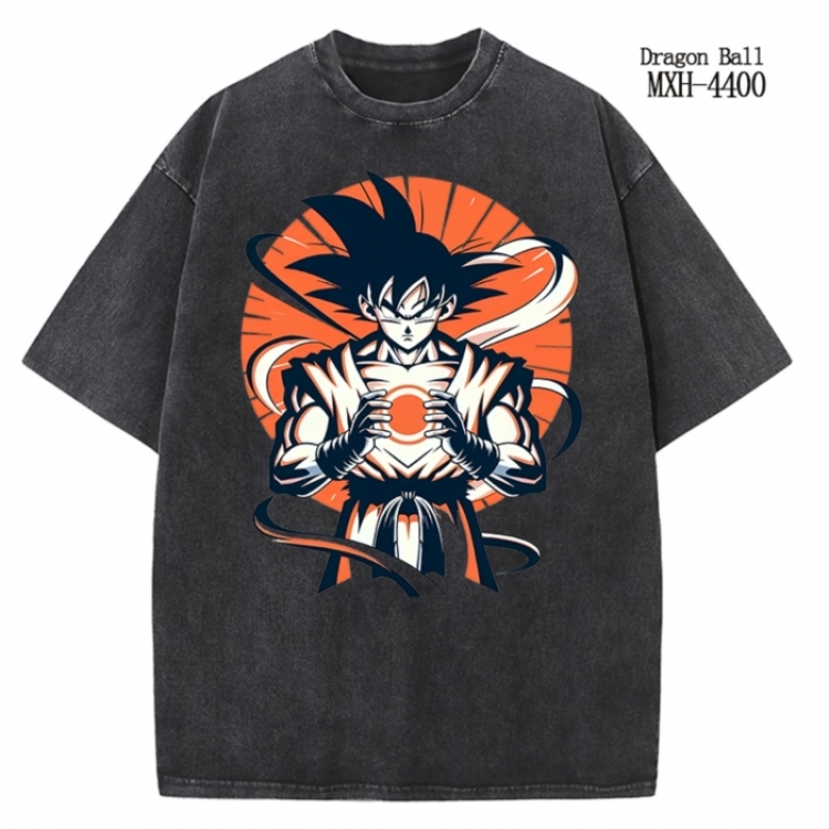 DRAGON BALL Anime peripheral pure cotton washed and worn T-shirt from S to 2XL MXH-4400